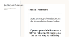Desktop Screenshot of candidayeastinfection.com